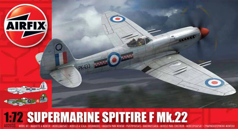 модель САМОЛЕТ SUPERMARINE SPITFIRE F22/2